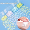 Soap Tablets Travel Portable Soap Tablets Students Children's Portable Mini Petal Hand Washing Tablets Petal Dry Paper Pieces. 