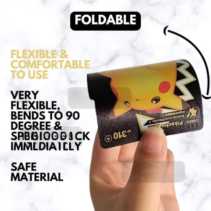 Premium Black Foil Pokémon Card Game Set – 55 Rare Unofficial VMAX GX ...