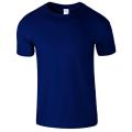 Navy Blue Cotton T-Shirt Plain Basic Tshirt. 