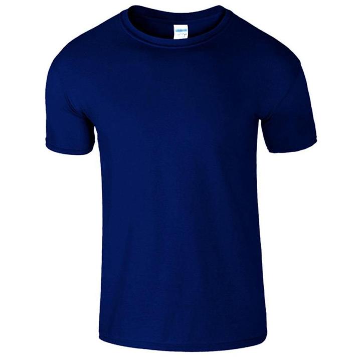 Navy Blue Cotton T-Shirt Plain Basic Tshirt
