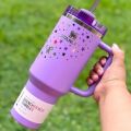 Stanley Cup - 40oz Tumbler with Straw - Coffee Mugs - Flask Bottle Hot and Cold - Coffee Glass - Water Bottle for Girls - Mugs - Gym Bottle - Travel Accessories - Gift for Girls - Stainless Steel Cup for Water, Ice Tea or Coffee. 