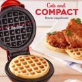 3 in 1 Waffle Maker Machine - Mini Waffle Maker - Cookies Maker Machine - Nutella Waffle Maker - Non-Stick Surfaces - Hash Browns, Keto Chaffles with Easy to Clean - Mini Non-Stick Waffles Maker. 