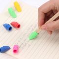 10PCS Children's Student Painting Stationery Pencil Leather Cap Eraser Child Student Drawing Pencil Eraser. 