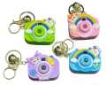 Mini Projector Camera Keychain with Cartoon Character Designs – LED Image Projection Keyring – Multicolor Portable Keychain for Kids & Gifts. 