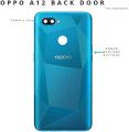 Oppo A12 2020 Back Battery Cover Rear Door Housing Case , Back Panel for Oppo A12 2020. 
