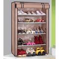 Shoe Rack & Wardrobe 4 Layers - Brown. 