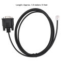 Hot DB9 RS232 To RJ11 6P4C Serial Console Cable PVC 6ft Plug And Play For. 