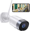 Security Camera Outdoor SUPEREYE 1080P Waterproof Home Security CCTV WiFi Surveillance  IP Camera with Night Vision 2-Way Audio Motion Detection Cloud Storage Service Work with Alexa. 