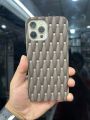 NEW WOOVEN CASE Breathable Matte Silicone Soft Grid Case for Iphone 11 pro max /12 pro max /13 pro max /14 pro max /15 pro /15 pro max Full Protection Case Elegant Anti-Scratch Case Cover. 
