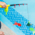 YueYangSport Soft Rubber Goldfish Suit Baby Landing Baby Bath Baby Tub Water Tub Bath Essentials Kids Fishing Bathtub Dark Child. 