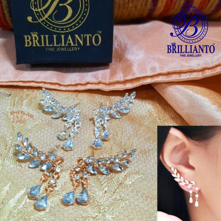 1%20Pair%20Leaves%20Earrings%20For%20Girls%20Simple%20Stylish%20New%20Design%20Korean%20Golden%20Silver%20Crystal%20Stud%20Earrings%20Best%20Gift%20for%20Girls%20-%20Image%205
