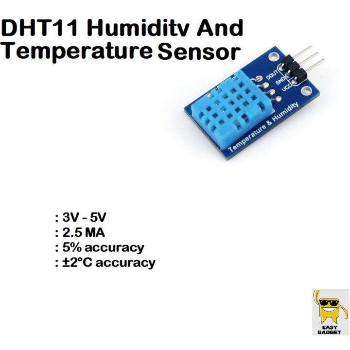 DHT11 Humidity And Temprature Sensor | DHT-11 Digital Module | Daraz.pk
