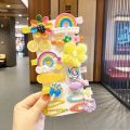 14PCS/Set New Girls cute Cartoon Ice Cream Unicorn Hair clips kids lovely Hair pins Children hair accessories. 