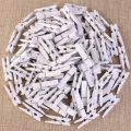 Photo Wooden Small Clip Pack of 50 Clips (1 Inch Clip Size). 
