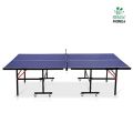 International Standard Foldable Table Tennis Table Standard Size 9'x5' with Locking Wheels, Net, Rackets Set and Balls. 