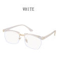 2021 Fashion Anti Blue Ray Half Luxury Eyeglasses Cool Tom Hardy Legend Style Men's Elegant Plain Glasses. 