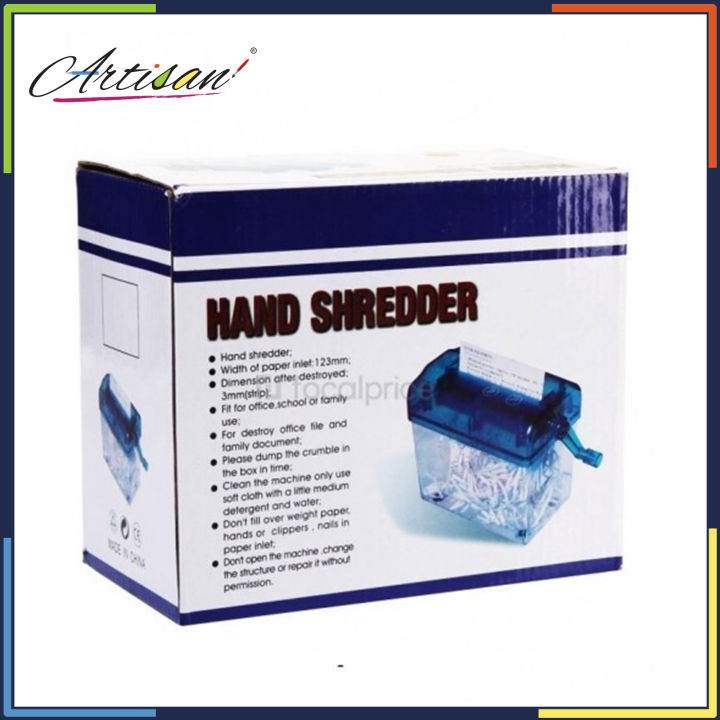 Artisn%20-%20A5%20Manual%20Paper%20Shredder%20(Strip%20Cut)%20-%20Transparent%20-%20Image%202