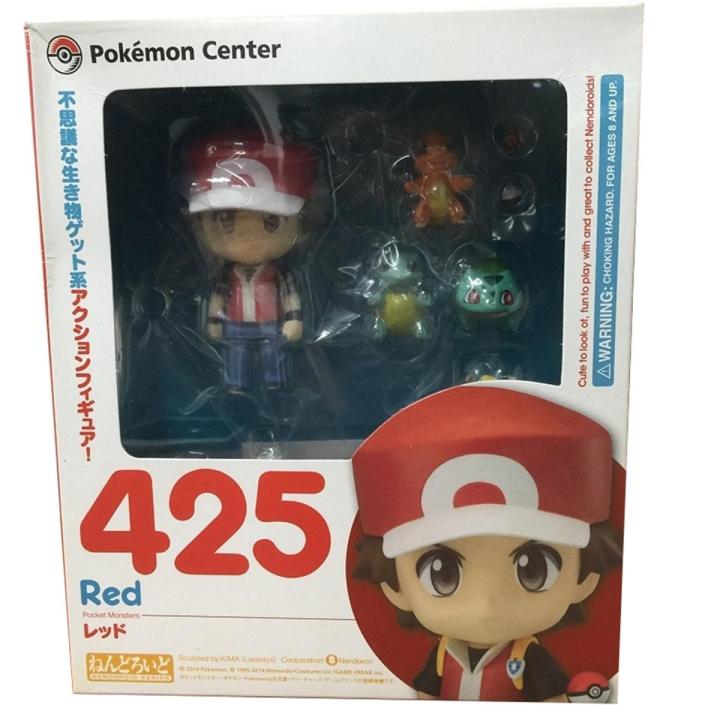 NYT 4Pcs/Set Pokemon Ash Ketchum Charizard Action Figures Model Kids Toy Collectible