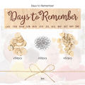 to Remember Wall Hanging Board Family Celebrations Board for Birthday Gift Wooden Calendar Birthday Reminder Days. 