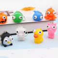 Fidget Toy Keychain Cute Animal Squeeze Toy Keyring Mochi Squish Toy Pop Out Eyes Decompression Home Decor Easter Party Favors Classroom Prizes. 