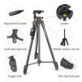 NeePho NP-8810 Professional Tripod Stand for Mobile Phones – 150cm (59”) Adjustable Height, 3-Way Pan Head, Universal Phone Holder & Carry Bag. 
