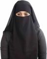KK Hijab | 3 layer Niqab | 3 Layer Hijab Saudi Niqab In Breathable | Women Hijab Triple Nakab Patti | Arabic naqab niqab 3 layers. 