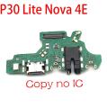 Original For Huawei P30 lite Nova 4e Dock Connector Micro USB Charger Charging Port Flex Cable Board With Microphone. 