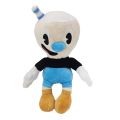 25cm Plush Toy Cuphead Plush Doll Mugman Toy Game Souvenir Soft Stuffed Toy. 