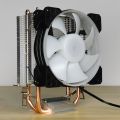 【ZOSR】CPU Cooler Cooling Fan 3PIN 4Pin Ventilador Silent for Intel 775 1150 1151 1155 1200 1366 2011 X79 X99 AM3 AM4 Radiator. 