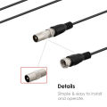 TV Antenna HDTV Flat HD Digital Indoor 50-Mile Range TVFox VHF UHF DVB. 