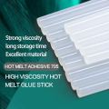 Openness - 06 Peices - 11mm Hot Glue Sticks For Large Glue Gun - Transparent - Length 20cm. 
