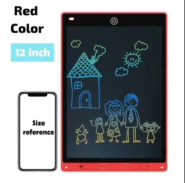 LCD Writing Tablet 12 Inch, Electronic Writing Drawing Colorful Screen Doodle Board, 12" Handwriting Drawing Tablet Gifts for 2 3 4 5 6 7 Years Old Kids and Adults Gifts