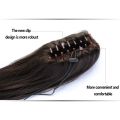 Hair Extension NEW Curly Clip On Ponytail Long Life Hair Extension - Natural Brown. 