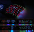 LED Matrix Pixel Panel Bluetooth APP Control Programmable RGB Pattern  Text Animation Display Car Decor Lamps. 