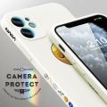 Hontinga for Infinix Note 10 Pro / Note 10 Pro NFC Back Cover Cartoon Moon Astronaut Side Design Case Square Edge Liquid Silicone Phone Case. 