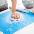 Non-Stick Silicone Silicone BPA-Free Baking Mat, Dough Rolling Mat Heat Resistant Pad Pastry Board Silicone Pastry Mat with Measurement. 