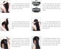 60cm Heat Resistant Women Girls Hair 5 Piece Clips in Straight Hair Extensions Wigs. 