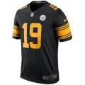 Men's Original Brand JuJu Smith-Schuster Pittsburgh Steelers Nike Color Rush Legend Player Jersey - Black. 