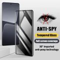 For infinix Hot 50 Pro Plus 4G Pro+ Tempered Glass 2 in 1 Anti-peeping Privacy Protection Screen Protector Anti Spy Glass With Bakc Film And Camera Lens Protector. 