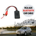 Bluetooth Adapter Universal Car Wireless Bluetooth Module Adapter AUX Audio 2 RCA Auxiliary Cable Car Radio Connection Bluetooth Module Wire. 