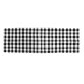 Buffalo Plaid Valances for Kitchen Farmhouse Check Plaid Valances for Window Treatment Decor (Black and White). 