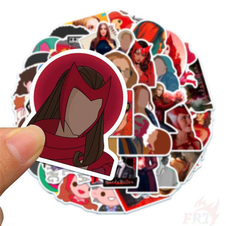 %E2%9D%89%20Wanda%20Vision%20Series%2002%20-%20Marvel%20Avengers%20Superhero%20TV%20Shows%20Vision%20Scarlet%20Witch%20Stickers%20%E2%9D%89%2050Pcs/Set%20Fashion%20DIY%20Decals%20Doodle%20Stickers%20-%20Image%204