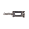 30X Guitar Bridge Saddles Roller Tremolo for Fender Strat Stratocaster Tele Telecaster Electric Guitar Silver. 