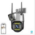 Dual Lens Security Camera V380 Pro Smart Home 4MP Auto Tracking Waterproof Outdoor Wireless WIFI IP Camera. 