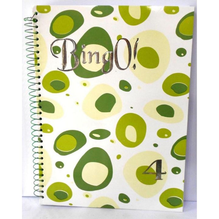 Bingo A4 4-subject Spiral Notebook
