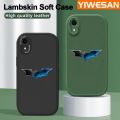 YIWESAN For iPhone Xr Case Fashion Simple Boy Thin Leather Soft Full Lens Back Cover Camera Protect Cases Shockproof Casing. 