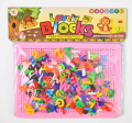 182 Pcs Alphabet ABC Letter Toys, ABC for Kids, Peg Board Puzzle - Puzzle Board Educational Building Blocks - DIY Playing Toy, English Learning Spelling for Kids. 