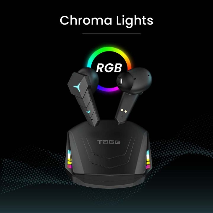 Echelon Rogue 200Gt Gaming Bluetooth Truly Wireless in Ear Earbuds with Mic 45Ms Low Latency for Gaming Dual with Enc for Best Calling Made for Comfort Gaming Yellow