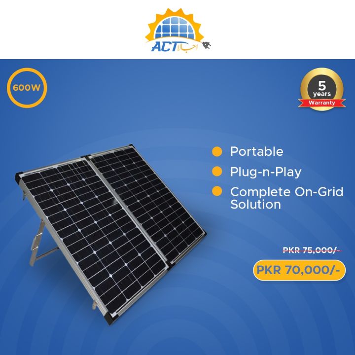 ACT Ujala 600W Plug n Play Solar System