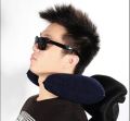 Portable U-Shape Inflatable Travel Pillow U Shape Car Head Rest Air Cushion For Travel Office Nap Head Rest Air Cushion Neck Pillow,Neck Pillow For Airplane Travel. 